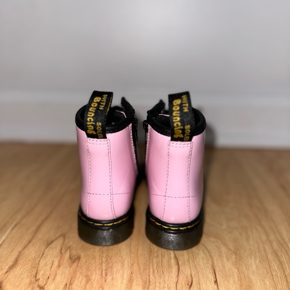 Dr. Martens 1460 8-Eye Patent Boot - Toddler - Pale Pink - Picture 6 of 6